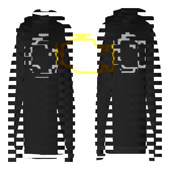 エンジンライトをチェック 長袖Tシャツ - Kawaiitshirt