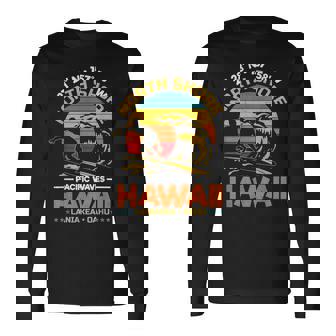 オアフ島のラニアケアビーチノースショアサーフィンハワイオアフ島 長袖Tシャツ - Kawaiitshirt