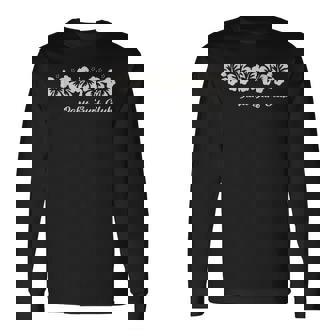オアフ島サーフクラブ ハイハワイアンハイビスカスの花 ハワイフローラル 長袖Tシャツ - Kawaiitshirt