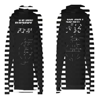 オイラーのアイデンティティ数学方程式 長袖Tシャツ - Kawaiitshirt