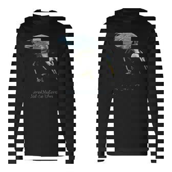 オオアオサギ 鳥類学 長袖Tシャツ - Kawaiitshirt