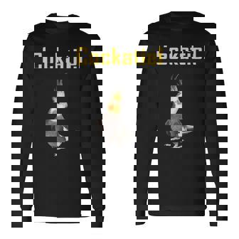 オカメインコ、オカメインコの飼い主のための面白いアイデア。 長袖Tシャツ - Kawaiitshirt