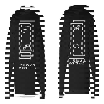 オフオフ やる気スイッチ ジョーク かわいい おやじギャグ ギャグ おもしろ 長袖Tシャツ - Kawaiitshirt