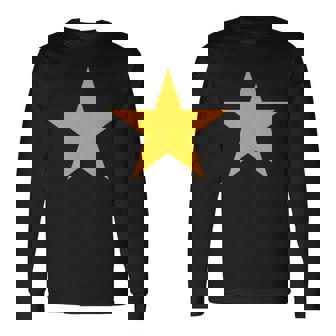 オレンジスター 複数の色 長袖Tシャツ - Kawaiitshirt