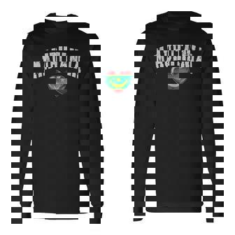 オーク フラッグ ハート オブ モーリタニア エンブレム National Pride & Unity 長袖Tシャツ - Kawaiitshirt