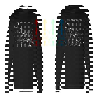 オーケストラ ヴァイオリン 奏者 音楽 ヴィンテージ 楽器 バイオリン 長袖Tシャツ - Kawaiitshirt