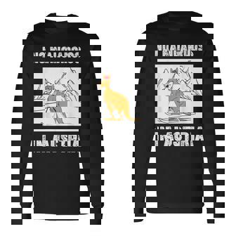 オーストリアにカンガルーはいない 愉快なオーストリア旅行 長袖Tシャツ - Kawaiitshirt