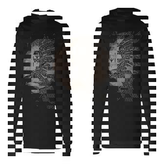 オーディンのカラス フギンとムニン フギンとムニン 長袖Tシャツ - Kawaiitshirt