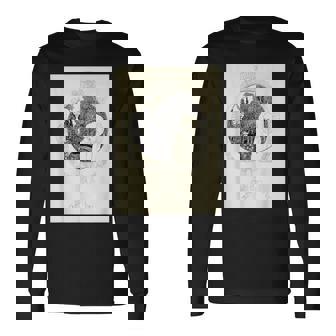 オーブリー・ビアズリー作「ミニッツのピエロ」1897 長袖Tシャツ - Kawaiitshirt