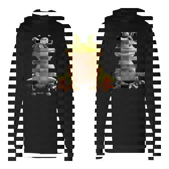 カエル アマガエル 赤ちゃんカエル かわいいカエル 長袖Tシャツ - Kawaiitshirt