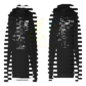 カエルサッカー 長袖Tシャツ - Kawaiitshirt