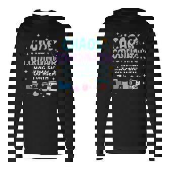 カオスコーディネーター 魔法のように混乱を整える人へ 長袖Tシャツ - Kawaiitshirt