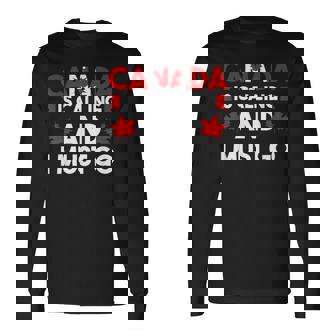 カナダはコリングだしカナダに行かないといけない 長袖Tシャツ - Kawaiitshirt