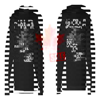 カナダはメープルリーフの愛国的なシャツと一緒に販売されていません。 長袖Tシャツ - Kawaiitshirt