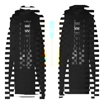 カヌー スリーアートパドル カヌー 恋人 カヌー ツアー 夏 長袖Tシャツ - Kawaiitshirt