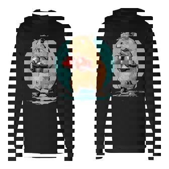 カピバラボクシングチャンピオン 千と千尋の神隠し 長袖Tシャツ - Kawaiitshirt