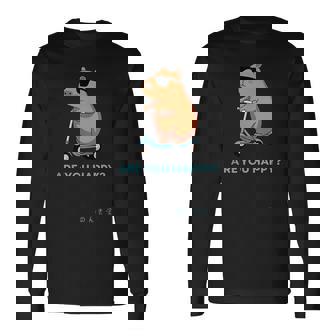 カピバラ・サングラス 長袖Tシャツ - Kawaiitshirt