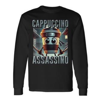 カプチーノ アサシーノ Ai モンスター イタリアン ブレイン ロート キッズ ボーイズ 長袖Tシャツ - Kawaiitshirt