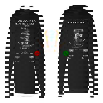 カプチーノ アサシーノ 呼び出し ブレイン イタリア ブレイン ミーム 長袖Tシャツ - Kawaiitshirt