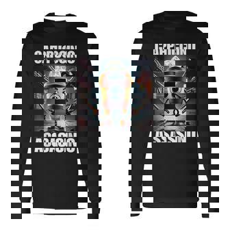 カプチーノ・アサシーノ イタリアンブレインロットミーム 長袖Tシャツ - Kawaiitshirt