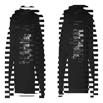 カメラ特許tシャツ-アンティークtシャツ 長袖Tシャツ - Kawaiitshirt