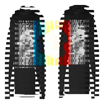 カラフルなビションフリーゼ 長袖Tシャツ - Kawaiitshirt