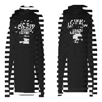 カリフォルニアリパブリックベアサーフビーチビンテージ国立公園 長袖Tシャツ - Kawaiitshirt