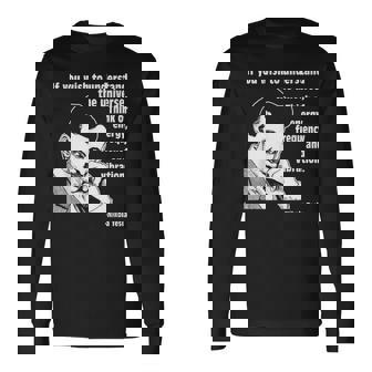 カルバン・ミラtシャツ ニコラ・テスラ 長袖Tシャツ - Kawaiitshirt