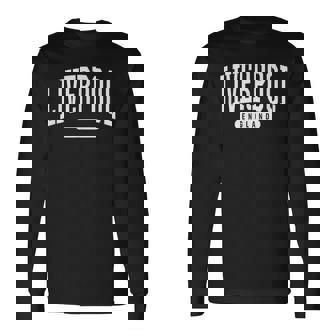 カレッジスタイル リバプール イングランド お土産 ギフト 長袖Tシャツ - Kawaiitshirt