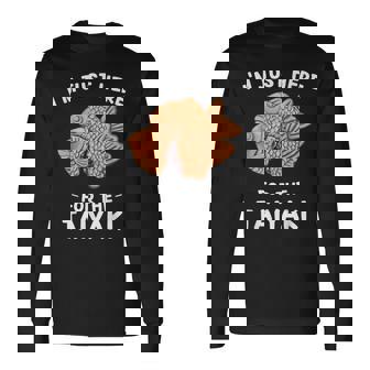 カワイイ かわいい たい焼き I'm Just Here For The Taiyaki 長袖Tシャツ - Kawaiitshirt