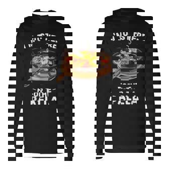 カワイイ キュート パエリア I'm Just Here For The Paella 長袖Tシャツ - Kawaiitshirt
