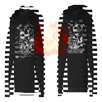 カワイイタイガーアンドドラゴンジャパン 長袖Tシャツ - Kawaiitshirt