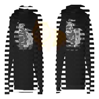 カワイイタヌキ 長袖Tシャツ - Kawaiitshirt