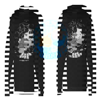 カワイイ猫占星術 星座天秤座 長袖Tシャツ - Kawaiitshirt