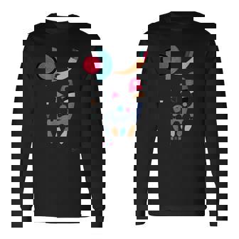 カンディンスキー・コンポジション・アートワーク 長袖Tシャツ - Kawaiitshirt