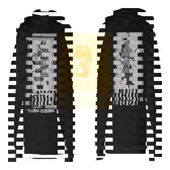 カーン・チンギス国家アジアモンゴル系征服戦士 長袖Tシャツ - Kawaiitshirt