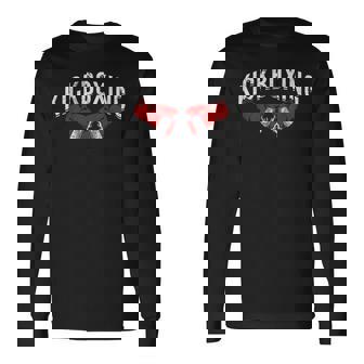 キックボクサー 格闘技 キックボクシング キックボクシング 長袖Tシャツ - Kawaiitshirt