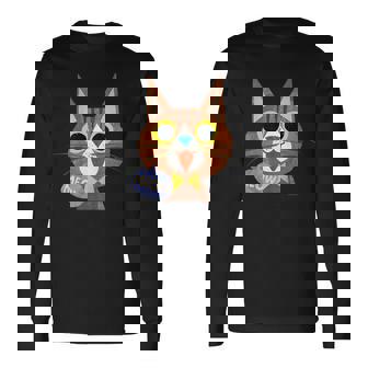 キッズ Cat キャットシリーズ キジトラ 長袖Tシャツ - Kawaiitshirt