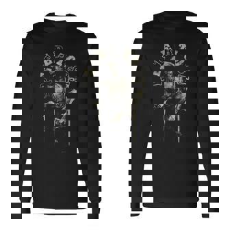 キム・ゴットレイブ・ウォーカーによる椅子に座るピーター・トッシュの写真 長袖Tシャツ - Kawaiitshirt