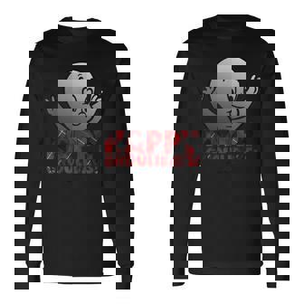 キャスパー・ザ・フレンドリー・ゴースト ヴィンテージ Happy Ghoulidays 長袖Tシャツ - Kawaiitshirt