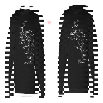 キャバリアキングチャールズスパニエルラブかわいいスパニエル 長袖Tシャツ - Kawaiitshirt