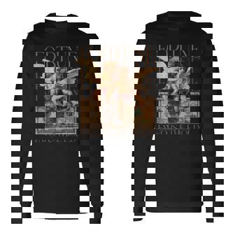 キューピッドとサイケ 2人の天使の赤ちゃん ドルフォーチュンアート 長袖Tシャツ - Kawaiitshirt