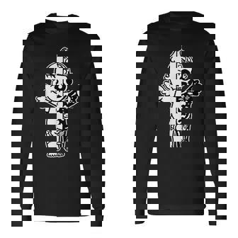 キューピー ベビー スケルトン ゾンビ 長袖Tシャツ - Kawaiitshirt