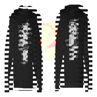 キューピー ベビーフラワーチャイルド 長袖Tシャツ - Kawaiitshirt