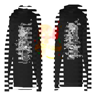 キューピー ベビーリップスティック×オンリーユー × かわいいキューピー人形 長袖Tシャツ - Kawaiitshirt