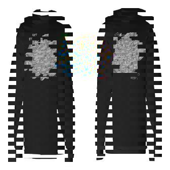 キューブ 迷路&迷路 長袖Tシャツ - Kawaiitshirt