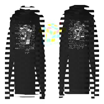 キューブマジック 数学方程式 長袖Tシャツ - Kawaiitshirt
