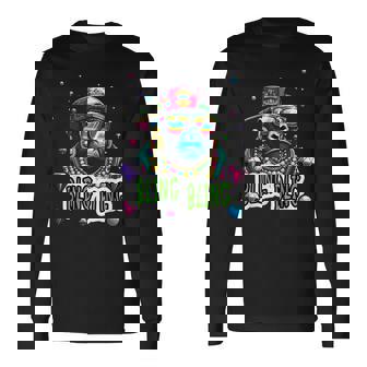 キラキラ光るクールなゴリラとジュエルヒップホップアートギャングスター 長袖Tシャツ - Kawaiitshirt