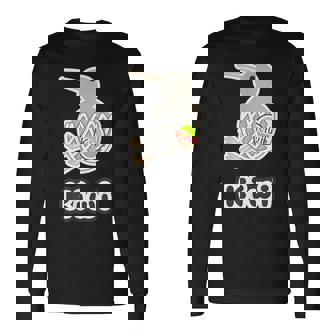 キーウィ《フルーツキャップ 果物ネット》【どうぶつフレンズ】鳥 動物 ゆるくて かわいい 長袖Tシャツ - Kawaiitshirt