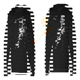 ギタリスト エリック・クラプトン・ブルース ライヴ・シェフィールド 1993 長袖Tシャツ - Kawaiitshirt